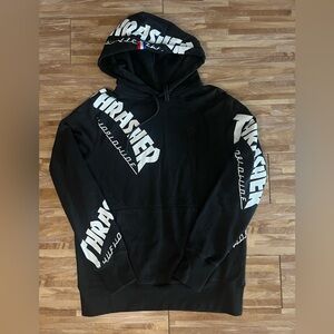 HUF Black Sweatshirt Bold Design